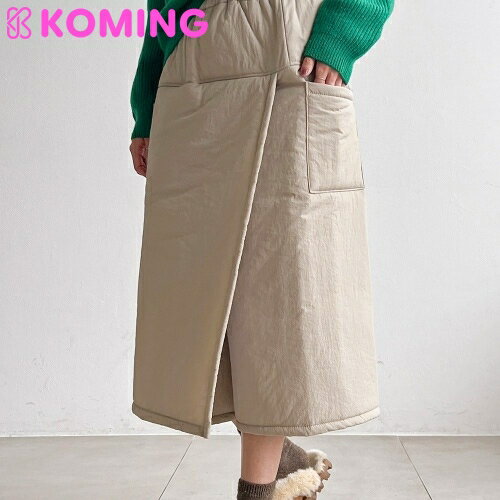 [ピピン] ダウン シークレット スカートパンツ #710196【pippin】 【Koming】 韓国ファッション レディースファッション ダウン シークレット スカートパンツ #710196 リラックスした着心地 流行に沿ったシルエット 愛されて 母の日