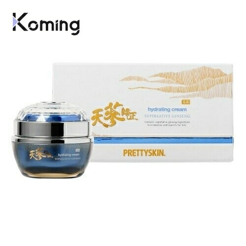 天参帰亭水分クリーム【PRETTYSKIN】【Koming】保湿乾燥肌普通肌肌のハリ弾力肌のたるみ引き締めプレゼントギフト韓国コスメスキンケア韓国化粧品日常アンチエイジングジンセノサイドしわ栄養