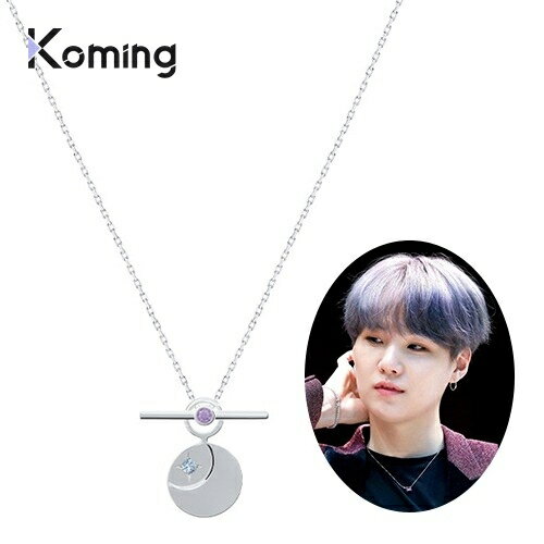 BTS X STONEHENgE Necklace Destiny SUGA【STONEHENgE】 【Koming】 韓国ファッション ジュエリー アクセサリー モダン 洗練 永遠の若さと幸運の象徴 輝き ネックレス 細身 ファッション雑貨 シルバー925 プレゼント ギフト 母の日