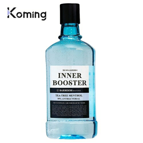 楽天Komingインナーブースター 263ml【BARBER501】【Koming】韓国コスメ スキンケア ボディーケア メンズ化粧品 デリケートゾーン ソープ 匂い対策 プレゼント ギフト ミント 清涼感 夏 メンズケア 男性用 デイリー 下半身 消臭 かゆみ 母の日