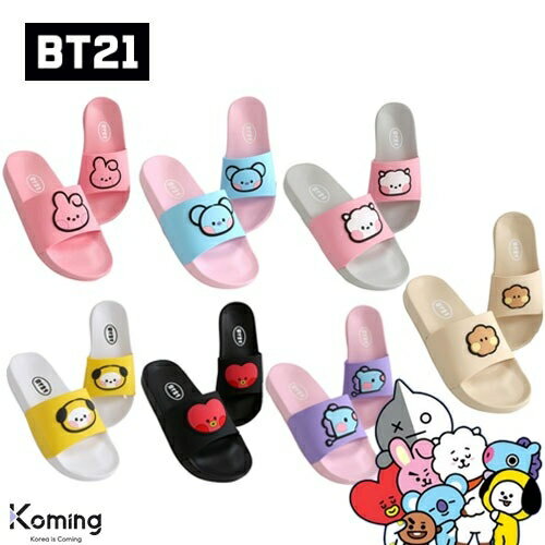 ミニニーティーニースリッパ 230cm-260cm【BT21】BTS【Koming】レディースファッション 韓国 ファッシ..