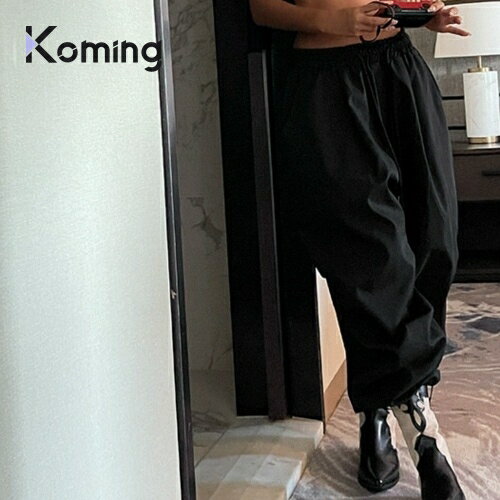 ストリングピンタックバルーンパンツ【ABE】 【Koming】 レディースファッション 韓国ファッション ス..