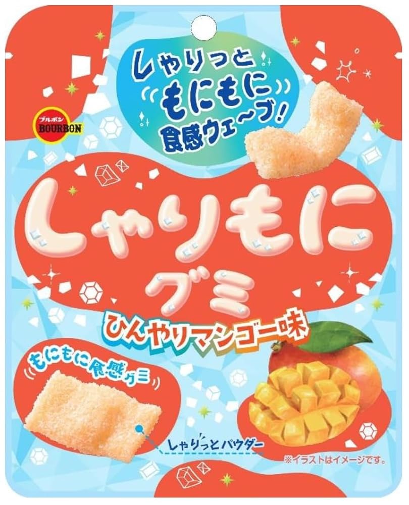 ブルボン しゃりもにグミ ひんやりマンゴー味 57g×10個(4)