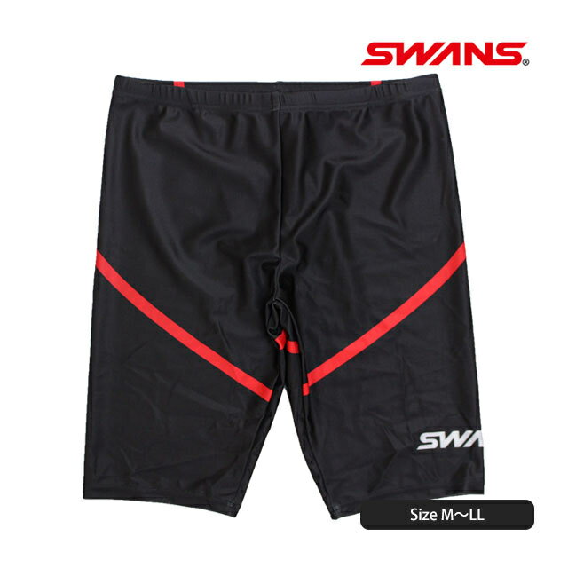 フィットネス水着 メンズ 男性 スワンズ SWANS 水着 レギュラーフィットスパッツ ストレッチ スイムパンツ スイミング M L LL