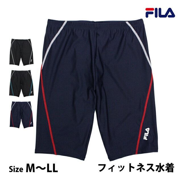 フィットネス水着 メンズ フィラ FILA 水着 パンツ スパッツ ストレッチ スイムスパッツ スイムウェア M L LL