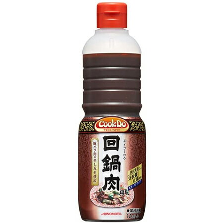 AJINOMOTO　味の素　CookDo-クックドゥ　回鍋肉用　1L×6本