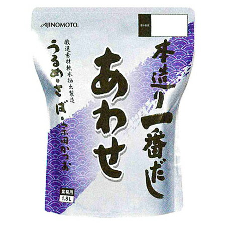 AJINOMOTO 本造り一番だし あわせ 1.8L×6袋