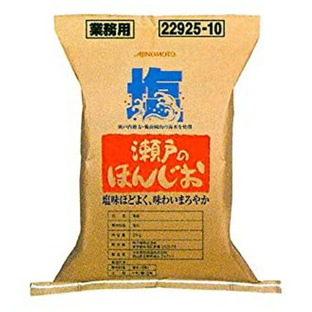 AJINOMOTO 瀬戸のほんじお 25kg×1袋