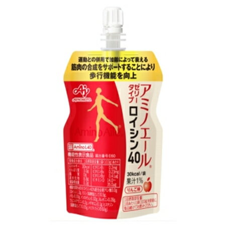 味の素　「アミノエール」ゼリータイプロイシン40　　103g×30袋 ゼリー飲料 まとめ買い