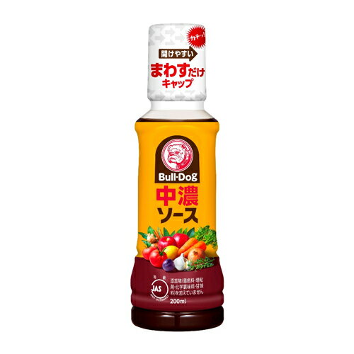 ブルドックソース　中濃ソース　200ml×20個