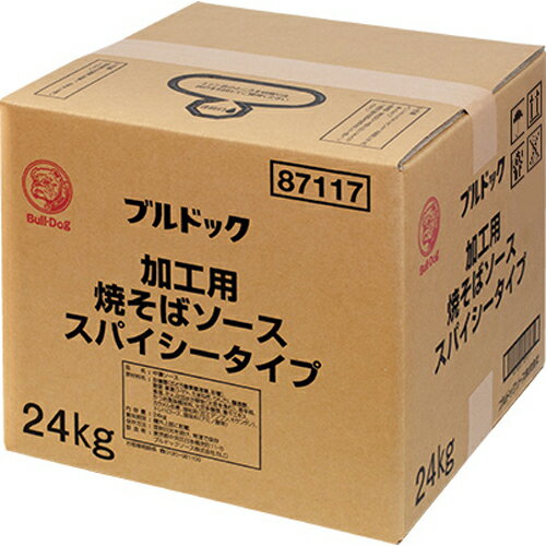 ブルドックソース　加工用焼そばソーススパイシータイプ　24kg×1個