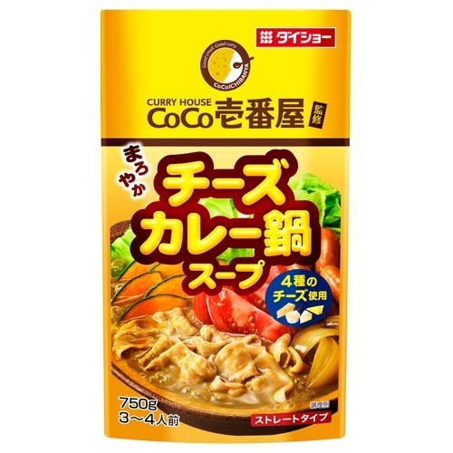 ダイショー CoCo壱番屋チーズカレー鍋スープ 750g 10袋