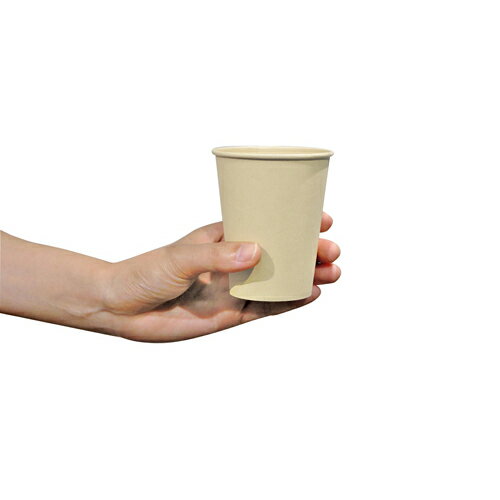 Rakuten - ファーストレイト　(FR-008)　未晒しコップ　9oz(270ml)　ベージュ　2000個