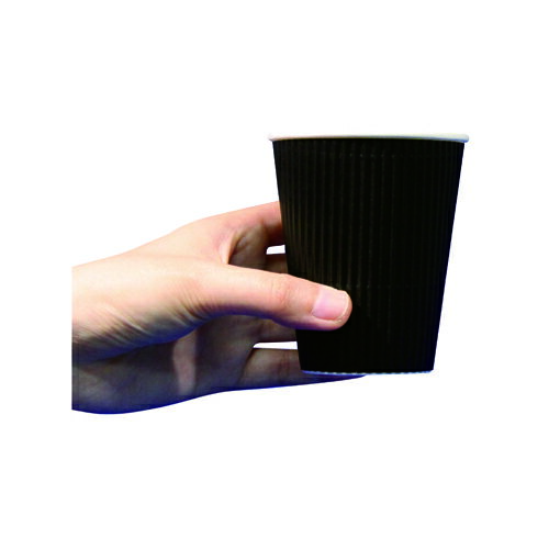 ファーストレイト　(FR-5312)　リップルカップ　ブラック　9oz(270ml)　ブラック　1500個