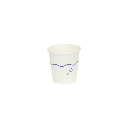 Rakuten - ファーストレイト　(FR-5351)　ペーパーカップ　なみ　3oz(90ml)　4000個