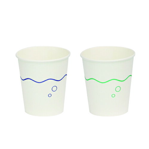 Rakuten - ファーストレイト　(FR-5352)　ペーパーカップ　なみ　5oz(150ml)　ブルー/グリーン　1000個×4個　合計4000個