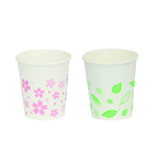 Rakuten - ファーストレイト　(FR-5361)　ペーパーカップ　桜＆葉っぱ　5oz(150ml)　1000個×4個　合計4000個