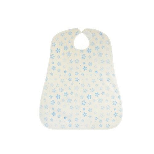 ファーストレイト　(FR-5574)　食事用エプロン　さくら　ブルー　100枚