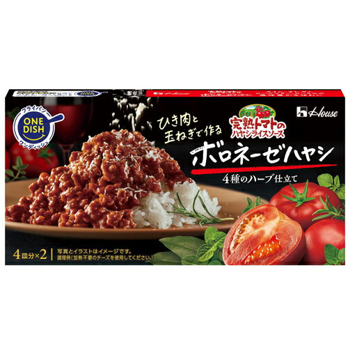 ハウス食品　完熟トマトのハヤシライスソース　ボロネーゼハヤシ　140g　10×6個　合計60個
