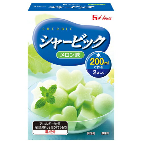 ハウス食品 シャービック メロン味 86g 10×6 合計60個 ハウス食品 シャービック メロン味 86g 10×6 合計60個