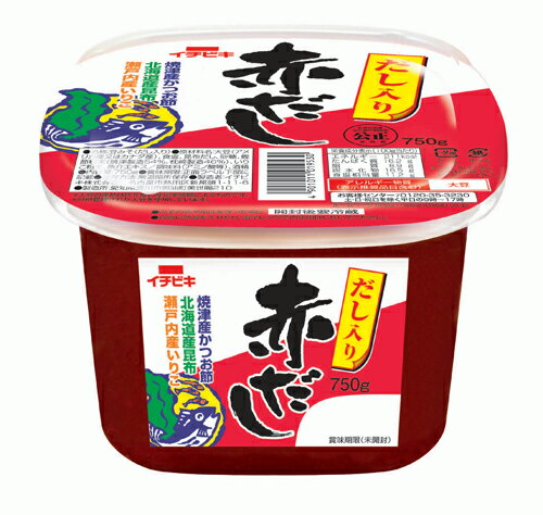 イチビキ だし入り赤だし 750g×8個 イチビキ だし入り赤だし 750g×8個