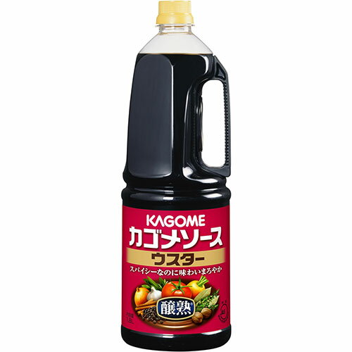 カゴメ　カゴメ醸熟ソース　手付パック　ウスター　1．8L×6個 調味料 とんかつ 中濃