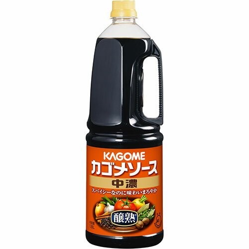 カゴメ　カゴメ醸熟ソース　手付パック　中濃　1．8L×6個 調味料 とんかつ 中濃