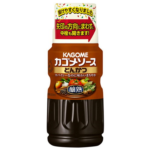 カゴメ　カゴメ醸熟ソースとんかつ　300ml×30個