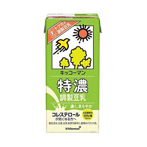 キッコーマン　特濃調製豆乳　1L×6本