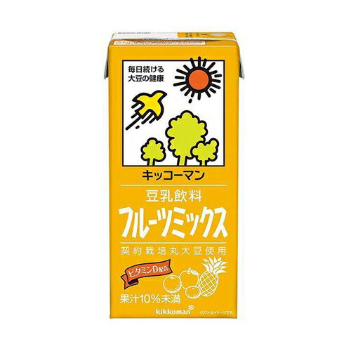 キッコーマン　豆乳飲料　フルーツミックス　1L×6本