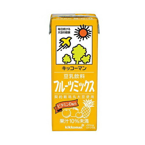 キッコーマン　豆乳飲料　フルーツミックス　200ml×18本