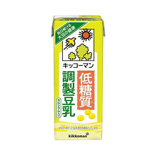 キッコーマン　低糖質　調製豆乳　200ml×18本