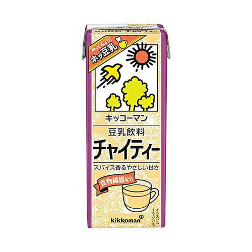 キッコーマン　豆乳飲料　チャイティー　200ml×18本