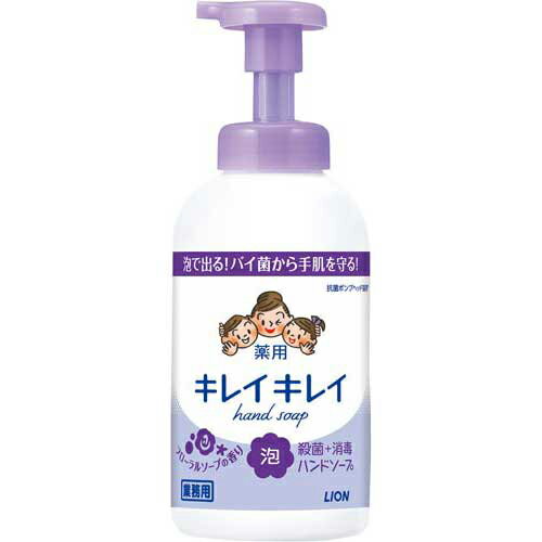 ライオン　キレイキレイ薬用泡ハンドソープ　フローラルソープ　550ml×12本