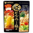 じっくり煮込んだ豚骨、鶏ガラスープに野菜スープと本醸造醤油を加えたコクがあって濃厚な味わいのとんこつしょうゆ鍋つゆです。1人前使い切りの小袋4袋入りです。