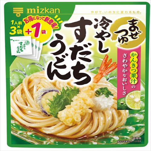 ミツカン　まぜつゆ　冷やしすだちうどん　4袋　29g×24個のサムネイル