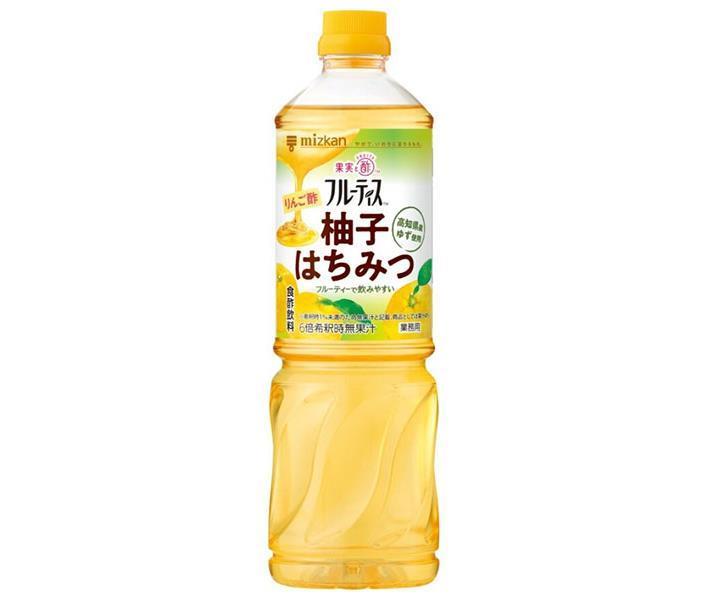 ミツカン　業務用フルーティス(旧　ビネグイット)　りんご酢柚子はちみつ（6倍濃縮タイプ）　1000ml×8本