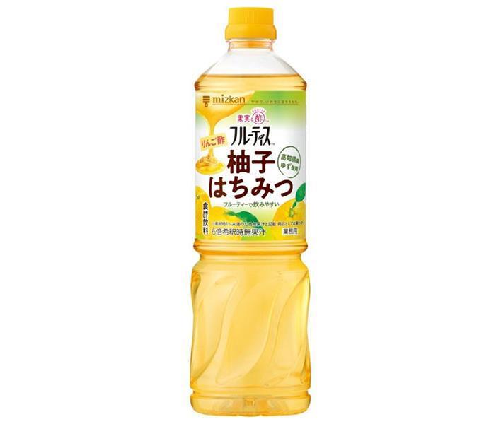 ミツカン　業務用フルーティス　りんご酢柚子はちみつ（6倍濃縮タイプ）　1000ml×8本