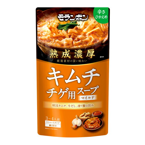 モランボン 熟成濃厚キムチチゲ用スープ マイルド 750g×10袋