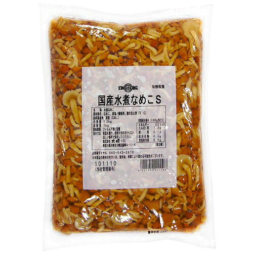 太堀　国産水煮なめこ S　1.3kg×12個