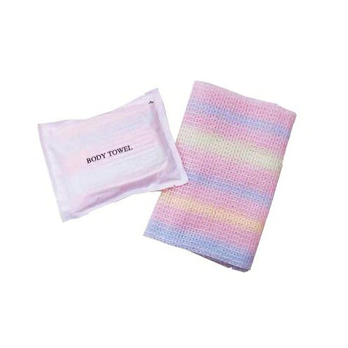 Body Towels - 三和　(BT-1890-1R-N)　ソフトボディタオル　虹色　600個