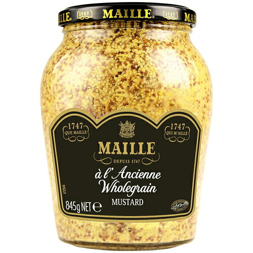 エスビー食品(S＆B)　MAILLE(マイユ)　種入りマスタード　845g×12個