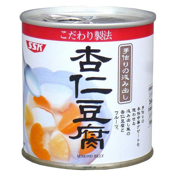 SSK(清水食品)　こだわり製法　杏仁豆腐（フルーツ入り）　EO　300g×24個
