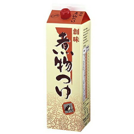 創味食品　煮物つゆ　1.8L×6個