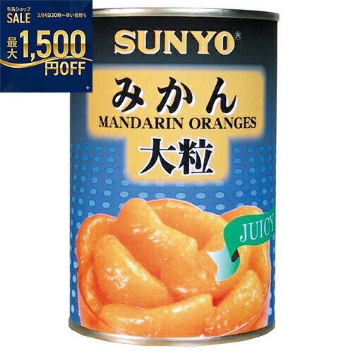 サンヨー堂　大粒みかん　EO　4号　425g×24個