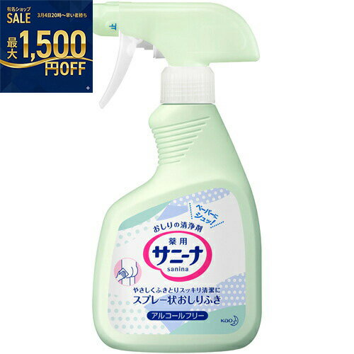 花王　サニーナ　薬用スプレー状おしりふき　400ml×12本