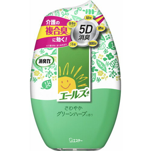 樂天商城 - エステー エールズ 消臭力 さわやかグリーンハーブ 400mL×18個
