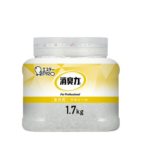 エステー　消臭力　業務用　クラッシュゲルタイプ　室内用　本体　カモミール　1.7kg×6個