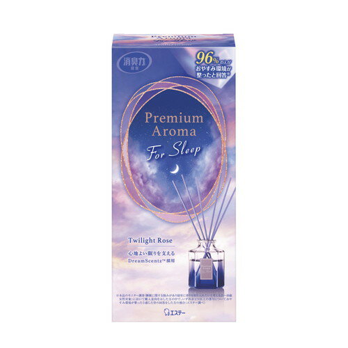 エステー お部屋の消臭力 Premium Aroma For Sleep Stick 本体 トワイライトローズ 50mL×14個