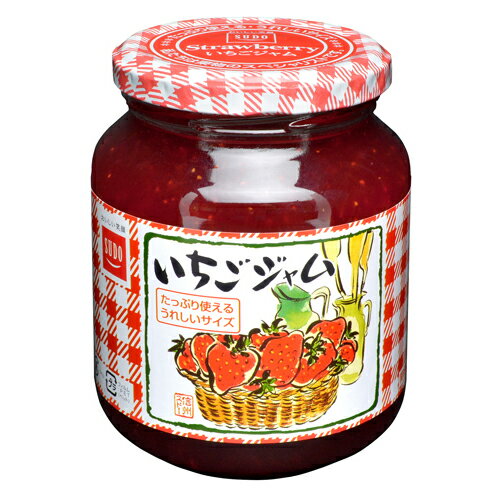 スドージャム たっぷり いちごジャム 550g×12個